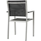 Modway EEI-2486 Shore 7 Piece Outdoor Patio Aluminum Dining Set - Silver Black | Dining Sets | Modishstore-7