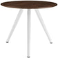 Modway Lippa 36" Round Walnut Dining Table with Tripod Base in Walnut | Dining Tables | Modishstore-2