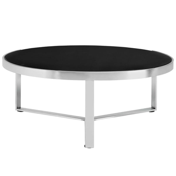 Modway Disk Coffee Table - Black | Coffee Tables | Modishstore-3