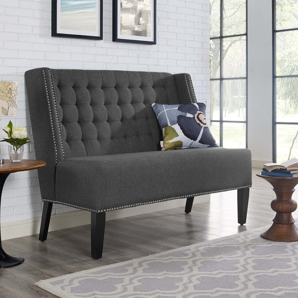 Modway Achieve Upholstered Fabric Settee | Loveseats | Modishstore