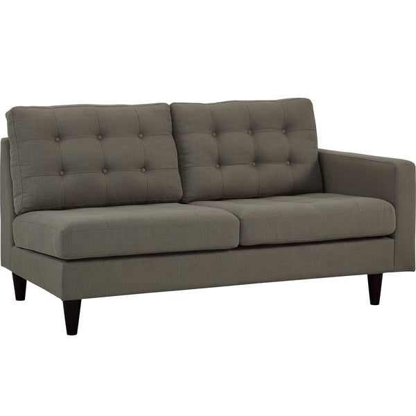Modway Empress Right-Facing Upholstered Fabric Loveseat | Loveseats | Modishstore-5