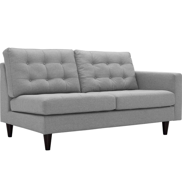 Modway Empress Right-Facing Upholstered Fabric Loveseat | Loveseats | Modishstore-17