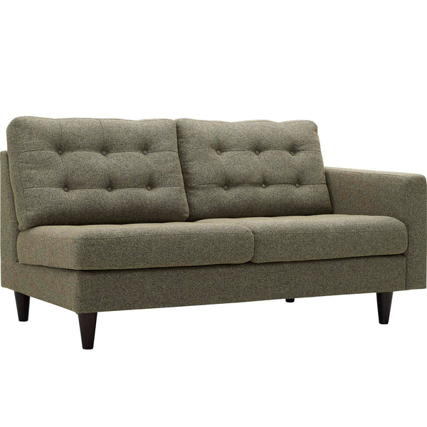 Modway Empress Right-Facing Upholstered Fabric Loveseat | Loveseats | Modishstore-26