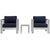 Modway EEI-2599 Shore 3 Piece Outdoor Patio Aluminum Sectional Sofa Set | Outdoor Sofas, Loveseats & Sectionals | Modishstore-26