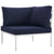 Modway Harmony Outdoor Patio Aluminum Corner Sofa | Outdoor Chairs | Modishstore-16