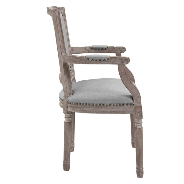 Modway Penchant Vintage French Fabric Dining Armchair