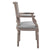 Modway Penchant Vintage French Fabric Dining Armchair