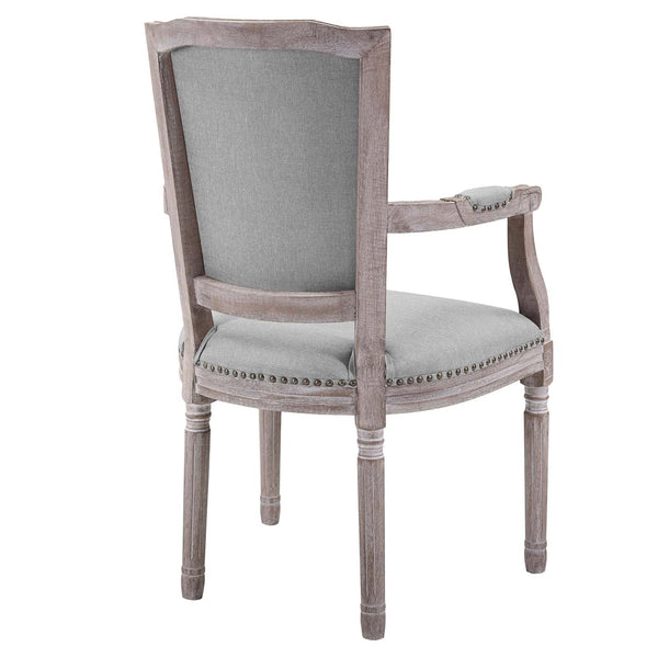 Modway Penchant Vintage French Fabric Dining Armchair
