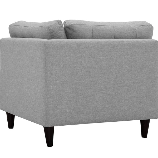 Modway Empress Upholstered Fabric Corner Sofa | Sofas | Modishstore-17