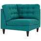 Modway Empress Upholstered Fabric Corner Sofa | Sofas | Modishstore-13