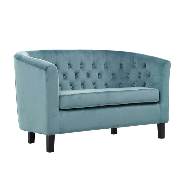 Modway Prospect Velvet Loveseat | Loveseats | Modishstore-27