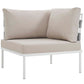 Modway Harmony 8 Piece Outdoor Patio Aluminum Sectional Sofa Set | Outdoor Sofas, Loveseats & Sectionals | Modishstore-6