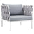 Modway Harmony 8 Piece Outdoor Patio Aluminum Sectional Sofa Set | Outdoor Sofas, Loveseats & Sectionals | Modishstore-15