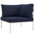 Modway Harmony 8 Piece Outdoor Patio Aluminum Sectional Sofa Set | Outdoor Sofas, Loveseats & Sectionals | Modishstore-22