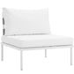 Modway Harmony 8 Piece Outdoor Patio Aluminum Sectional Sofa Set | Outdoor Sofas, Loveseats & Sectionals | Modishstore-29