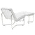 Modway Gibraltar Upholstered Vinyl Lounge Chair - White | Lounge Chairs | Modishstore-6