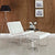 Modway Gibraltar Upholstered Vinyl Lounge Chair - White | Lounge Chairs | Modishstore