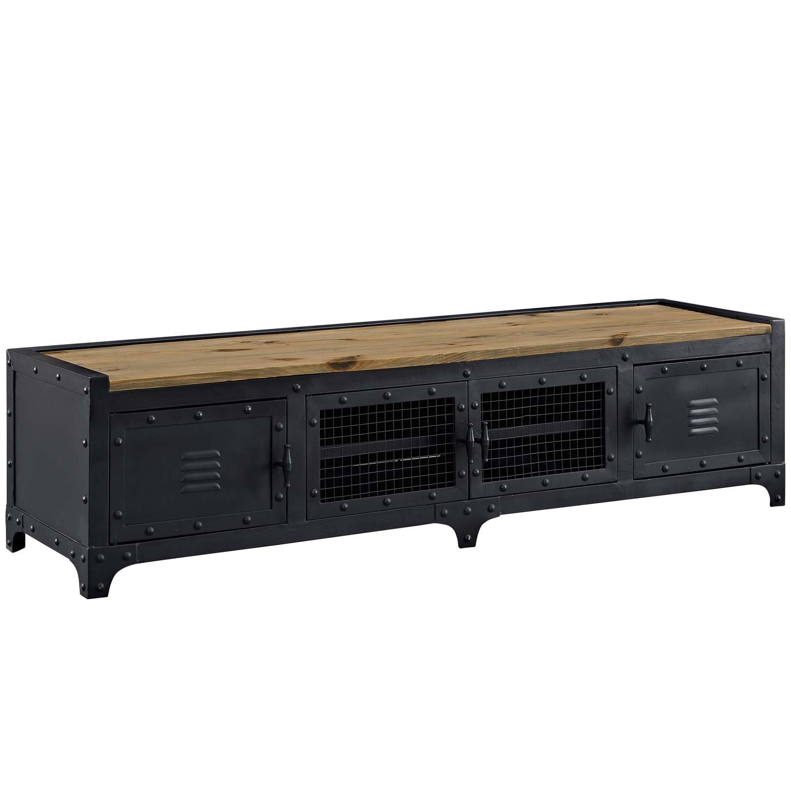 Modway Dungeon TV Stand - Black | TV Stands | Modishstore-2