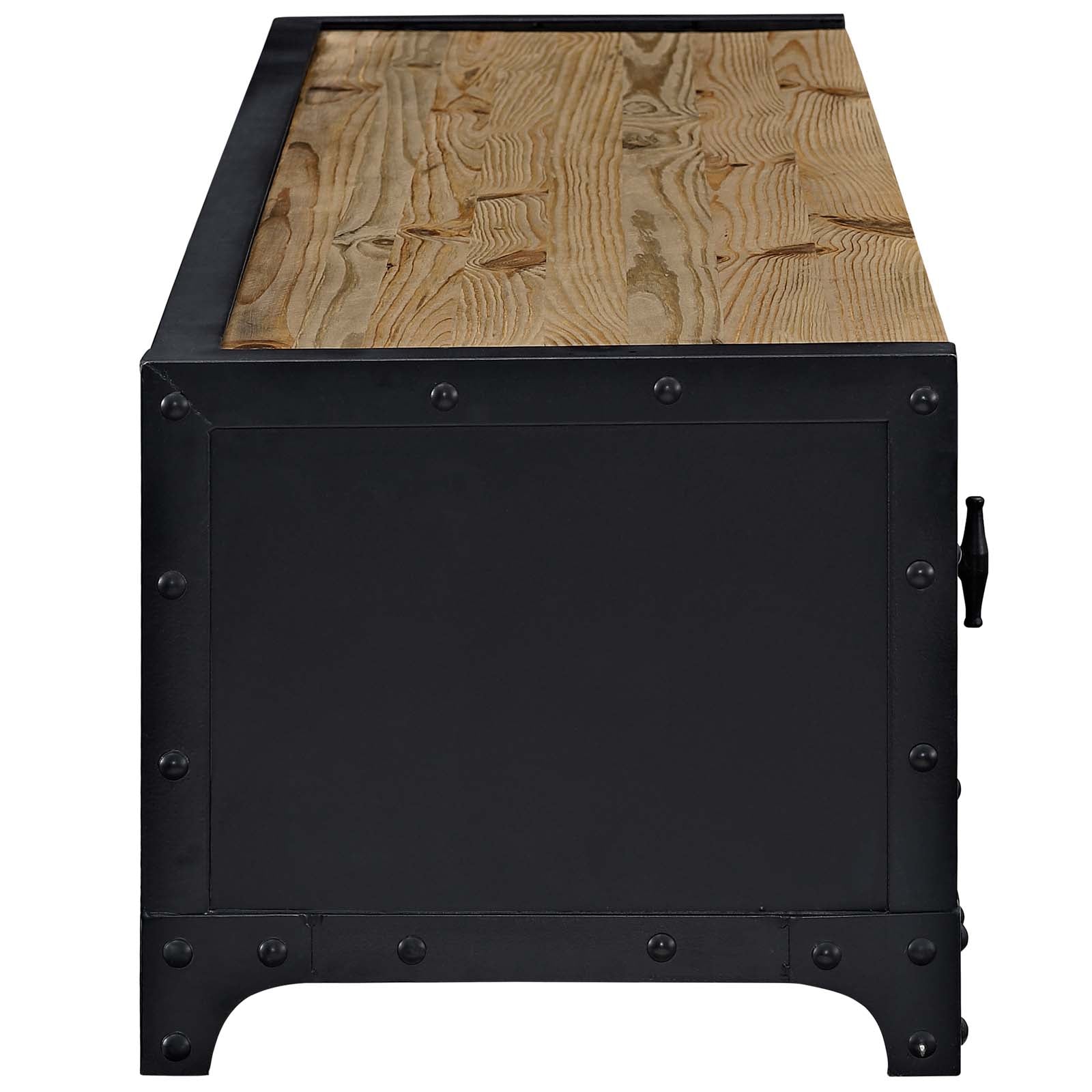 Modway Dungeon TV Stand - Black | TV Stands | Modishstore-3