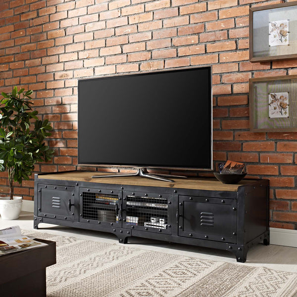 Modway Dungeon TV Stand - Black | TV Stands | Modishstore