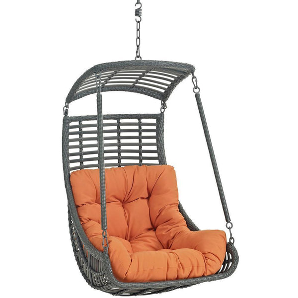 Modway Jungle Outdoor Patio Swing Chair Without Stand | Outdoor Porch Swings | Modishstore-3