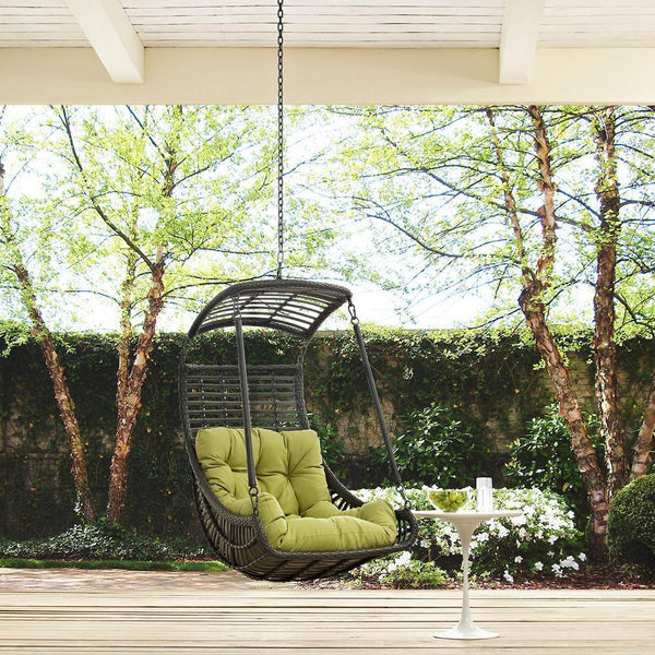 Modway Jungle Outdoor Patio Swing Chair Without Stand | Outdoor Porch Swings | Modishstore-7