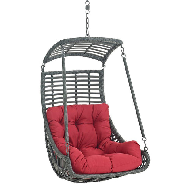 Modway Jungle Outdoor Patio Swing Chair Without Stand | Outdoor Porch Swings | Modishstore-5