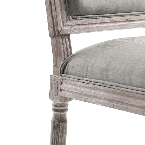 Modway Court Vintage French Upholstered Fabric Dining Side Chair