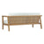 Modway Bayport Outdoor Patio Teak Loveseat - Natural White | Outdoor Sofas, Loveseats & Sectionals | Modishstore-3