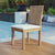Modway EEI-2700 Marina Outdoor Patio Teak Dining Chair - Natural White | Dining Chairs | Modishstore