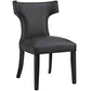 Modway Curve Set of 2 Vinyl Dining Side Chair