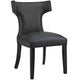 Modway Curve Set of 2 Vinyl Dining Side Chair