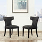 Modway Curve Set of 2 Vinyl Dining Side Chair