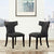 Modway Curve Set of 2 Vinyl Dining Side Chair