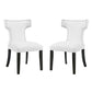 Modway Curve Set of 2 Vinyl Dining Side Chair | Dining Chairs | Modishstore-8