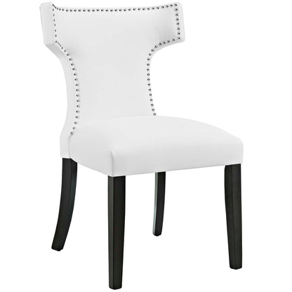 Modway Curve Set of 2 Vinyl Dining Side Chair