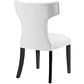 Modway Curve Set of 2 Vinyl Dining Side Chair