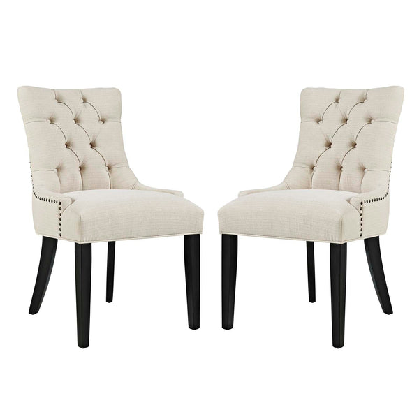 Modway Regent Set of 2 Fabric Dining Side Chair