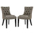 Modway Regent Set of 2 Fabric Dining Side Chair