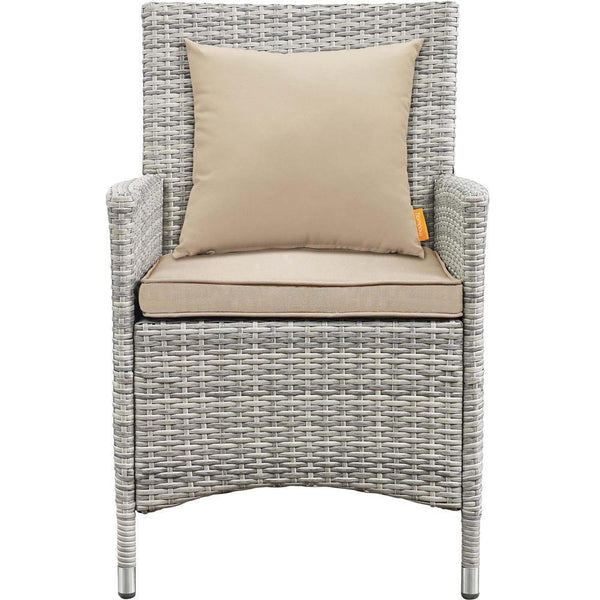 Modway Bridge 4 Piece Outdoor Patio Rattan Conversation Set with Pillows | Outdoor Sofas, Loveseats & Sectionals | Modishstore-3