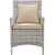 Modway Bridge 4 Piece Outdoor Patio Rattan Conversation Set with Pillows | Outdoor Sofas, Loveseats & Sectionals | Modishstore-3