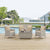 Modway Bridge 4 Piece Outdoor Patio Rattan Conversation Set with Pillows | Outdoor Sofas, Loveseats & Sectionals | Modishstore