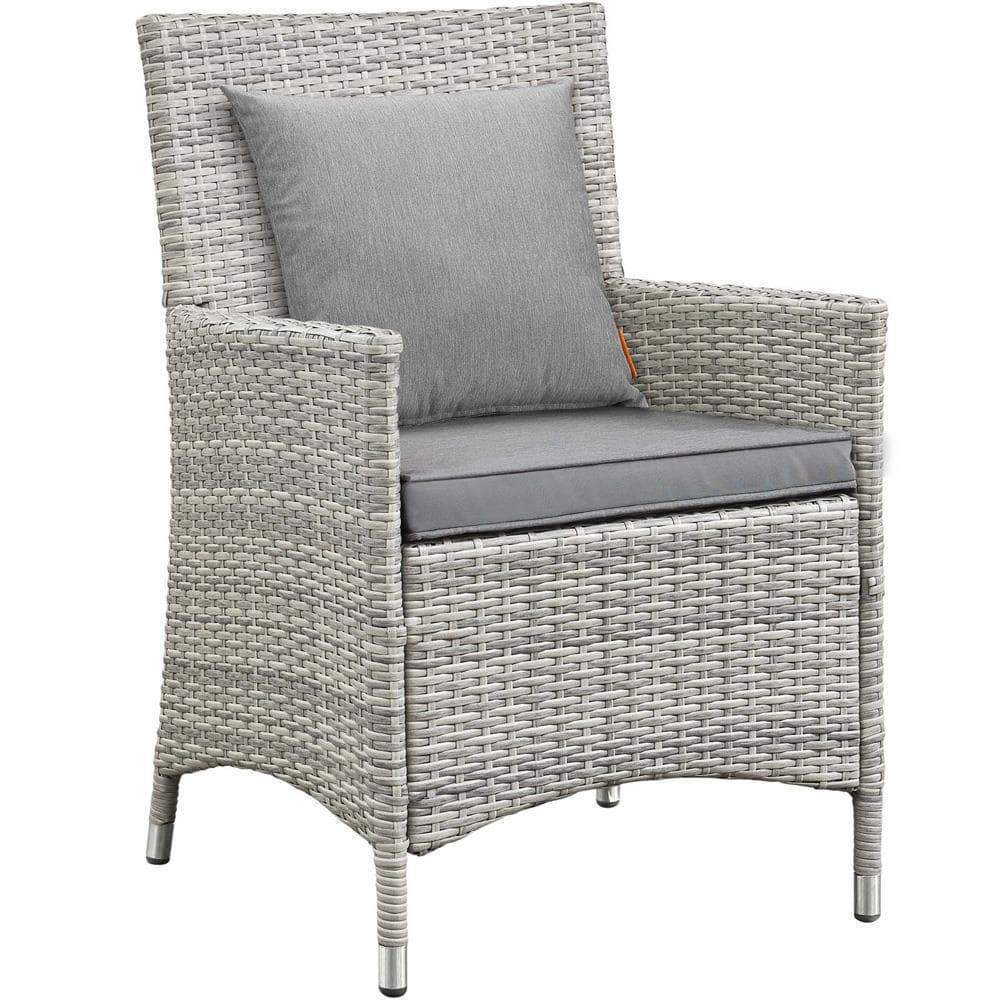 Modway Bridge 4 Piece Outdoor Patio Rattan Conversation Set with Pillows | Outdoor Sofas, Loveseats & Sectionals | Modishstore-8