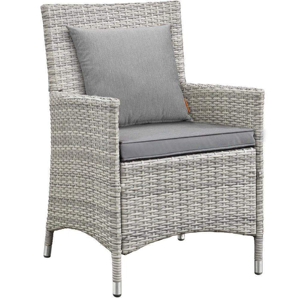 Modway Bridge 4 Piece Outdoor Patio Rattan Conversation Set with Pillows | Outdoor Sofas, Loveseats & Sectionals | Modishstore-8