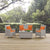 Modway Bridge 4 Piece Outdoor Patio Rattan Conversation Set with Pillows | Outdoor Sofas, Loveseats & Sectionals | Modishstore-13