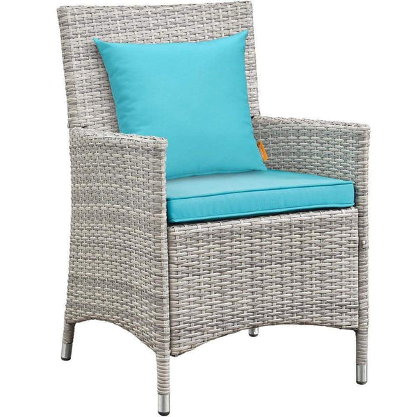 Modway Bridge 4 Piece Outdoor Patio Rattan Conversation Set with Pillows | Outdoor Sofas, Loveseats & Sectionals | Modishstore-20