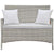 Modway Bridge 4 Piece Outdoor Patio Rattan Conversation Set with Pillows | Outdoor Sofas, Loveseats & Sectionals | Modishstore-24