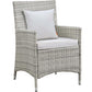Modway Bridge 4 Piece Outdoor Patio Rattan Conversation Set with Pillows | Outdoor Sofas, Loveseats & Sectionals | Modishstore-25
