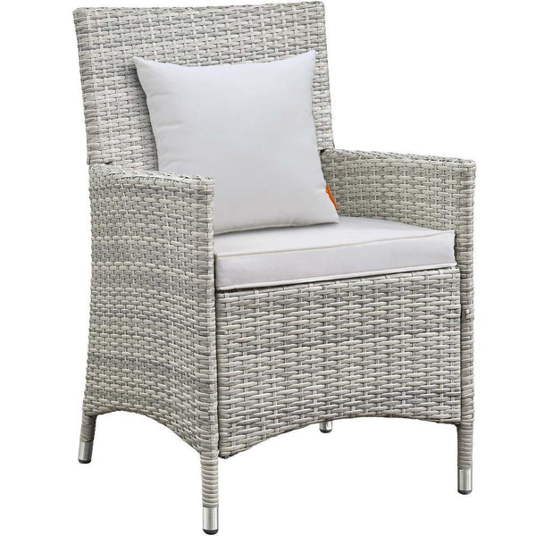 Modway Bridge 4 Piece Outdoor Patio Rattan Conversation Set with Pillows | Outdoor Sofas, Loveseats & Sectionals | Modishstore-25
