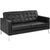 Modway Loft Leather Loveseat | Loveseats | Modishstore-10